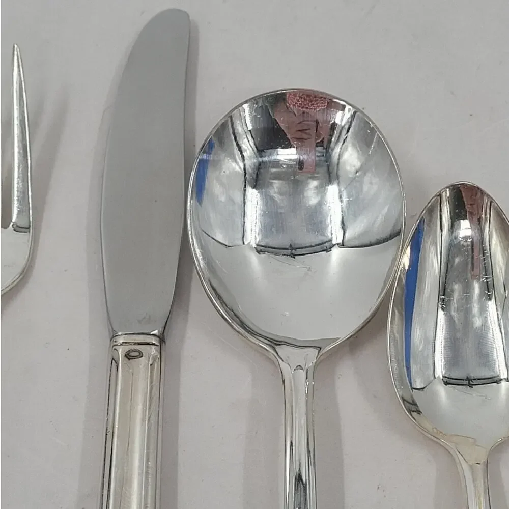 Rogers Brothers Silverplate Eternally Yours Coquette 5 Piece‎ Setting 2-8